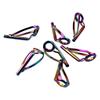 5Pcs Fishing Rod Tip Guides Repair Kit DIY Stainless Steel Frames Ceramic Ring Spinning Casting Fishing Rod Tackle Tool