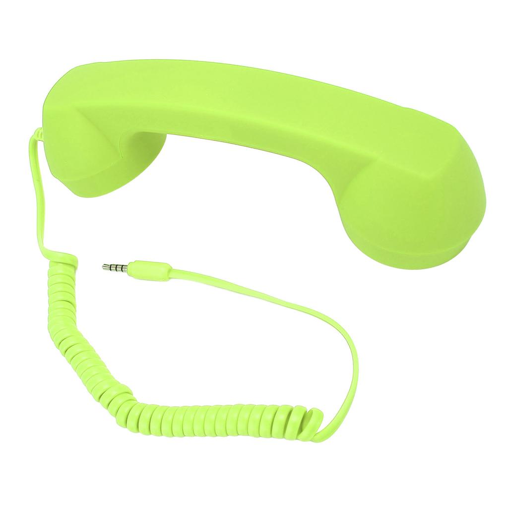 Retro Telephone Receiver Professional 3.5mm Plug Radiation Proof Wired Cellphone Handset for