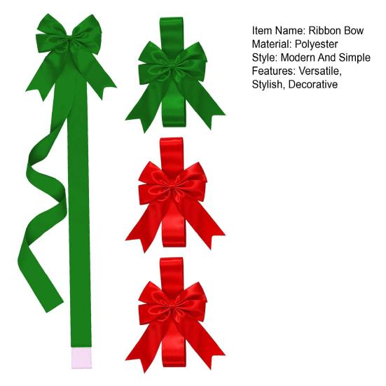 4 шт. рождественские ленты для шкафа, банты, большие дверные ленты, банты, праздничные принадлежности для кухни, декор мебели для дома