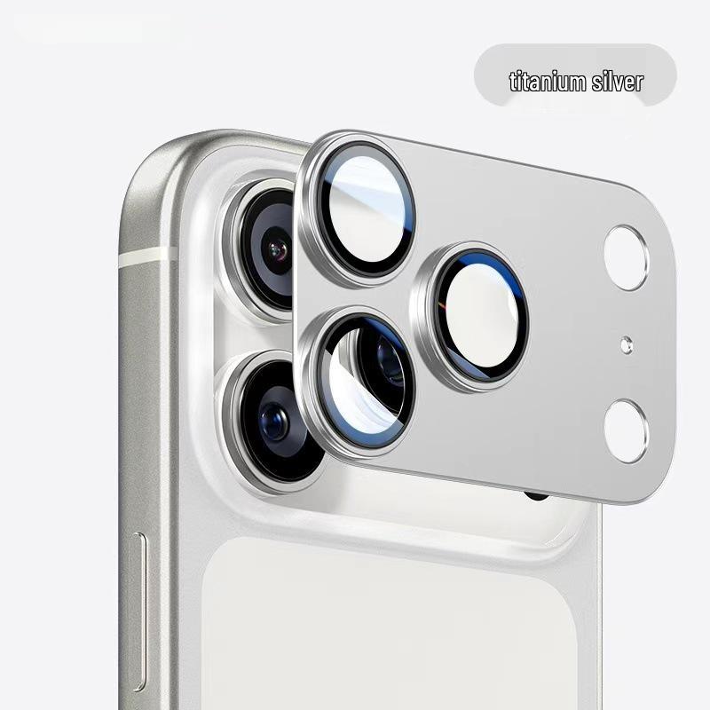 iPhone 17 Pro Max Armor Lens Matte Metal Full Coverage HD Positioning Film