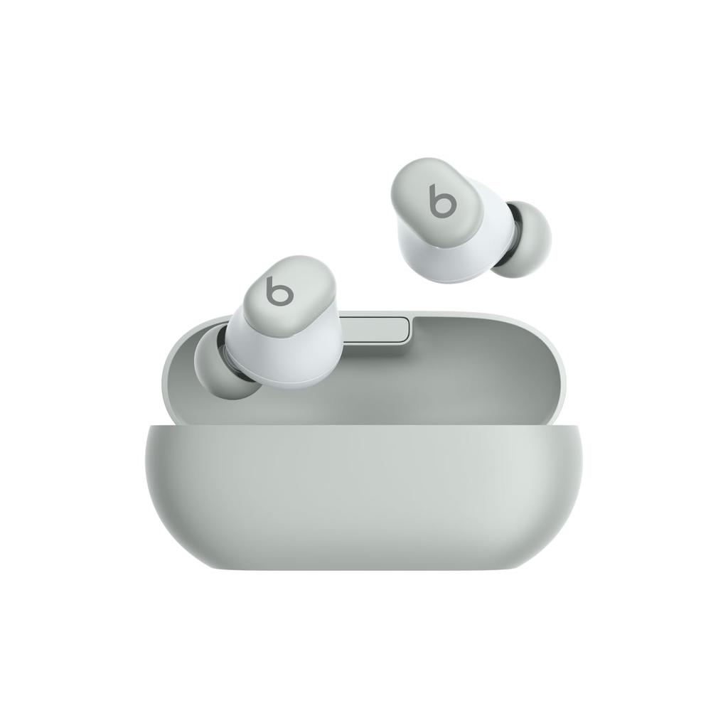 Beats Solo Buds Bluetooth Wireless Earphones - Up To 18 Hours of Playtime, Compatible with Apple and Android, Built-in Mic - Storm Gray