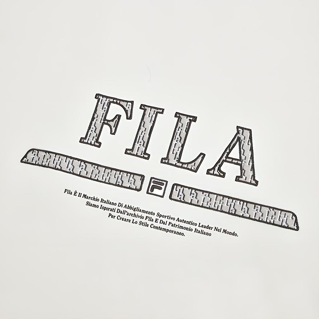 Fila Простой Универсальный Повседневный Свитшот Пуловер Мужской свитшот Белоснежный F11M448203FWT