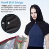 Cooling Hooded Headscarf Button Closure UV Protection Towel Quick Dry Portable Design Unisex Gym Towel