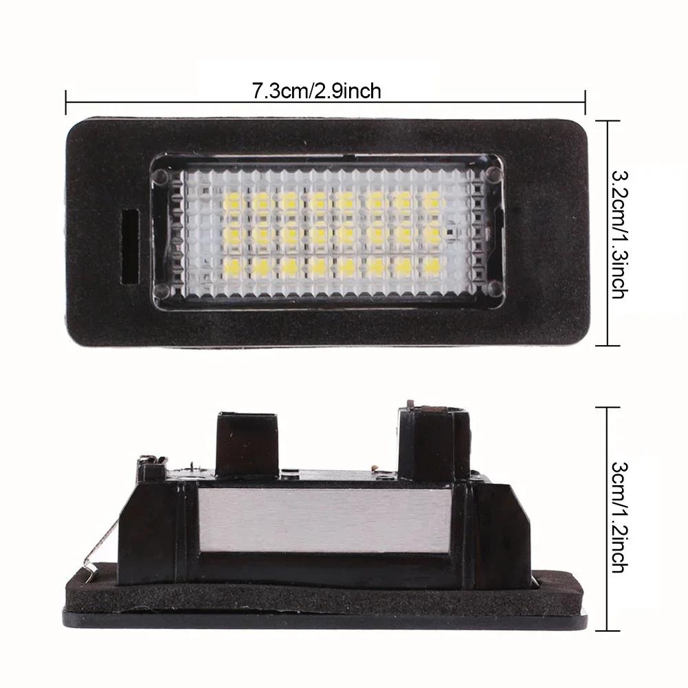 Led Number License Plate Light 6000k For BMW E39 E90 E91 E92 E61 E60 E70 E71 1/2PCS High Bright Car License plate Light No Error