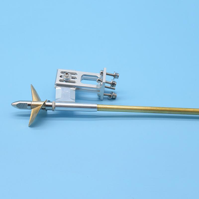 4mm Drive Shaft + 95mm Water Pickup Steering Rudder + 35mm propeller Kit for RC Boat MONO Speed O VEE Hydroplane DIY Parts