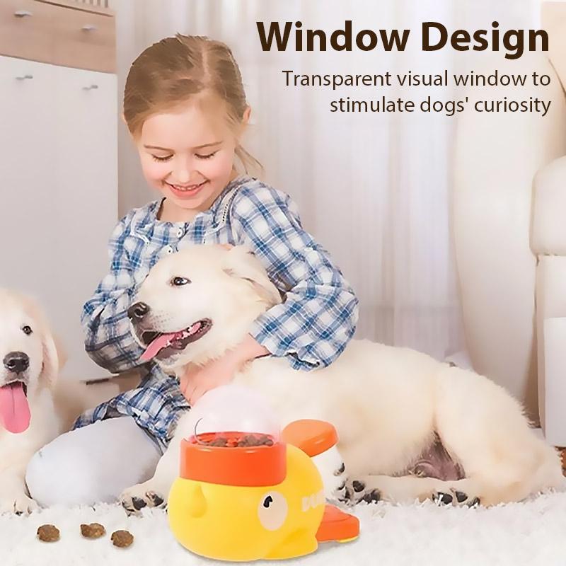 Кормушка-пазл для собак, пусковое устройство для сублимированных лакомств, диспенсер для корма и лакомств для питомцев самообслуживания, интерактивная игрушка для дрессировки собак и умственного развития