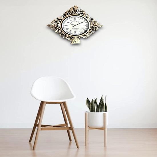 Настенные часы из дерева 41,91 см в стиле ретро из дерева для дома, гостиной, спальни, офиса, декора