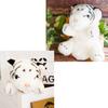 White Tiger Puppet, Plush Toy, Puppet Show, Ventriloquism, Gloves [with Flesh]