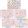 Bath School Set Price Number Chart and Alphabet Bath Poster Set of 3 Made In Japan Numbers Letters English Exams Learning Educational B3 Size
