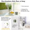 Digital LCD Thermometer Hygrometer, Mini Temperature Humidity Monitor for Home, Rooms and Vehicles