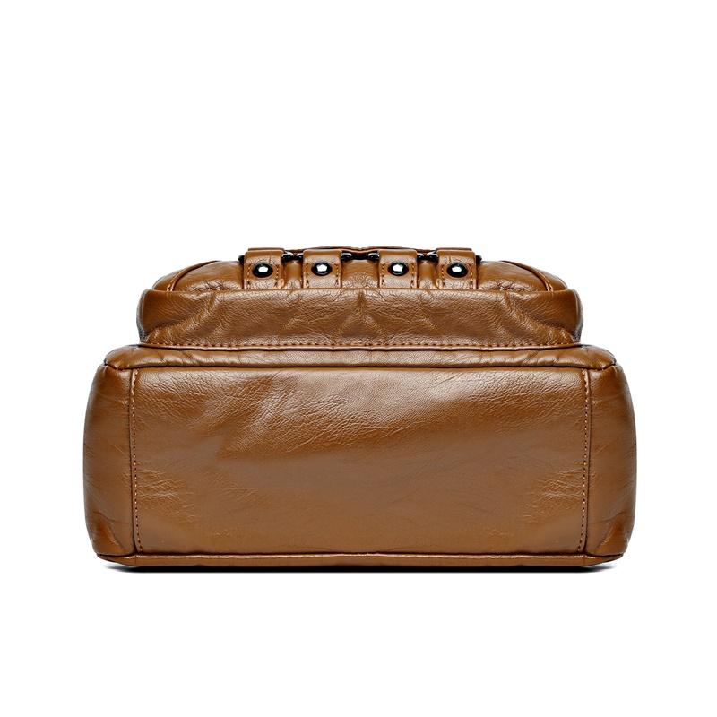 Женская сумка Сумка через плечо большой вместимости Сумка через плечо для среднего и пожилого возраста Маленькая квадратная сумка с несколькими карманами