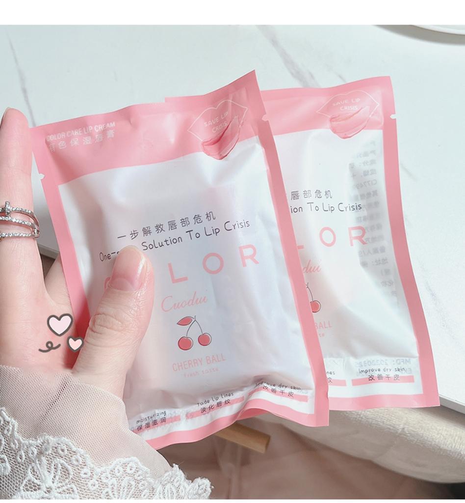 Милый фруктовый бальзам для губ персиковый чайный цвет блеск для губ натуральный стойкий увлажняющий осветляющий контур губ изменение цвета желе пухлый уход за губами