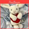 Rabbit Jellycat Plush Toy With Love Heart Design And Pp Cotton For Children Gift