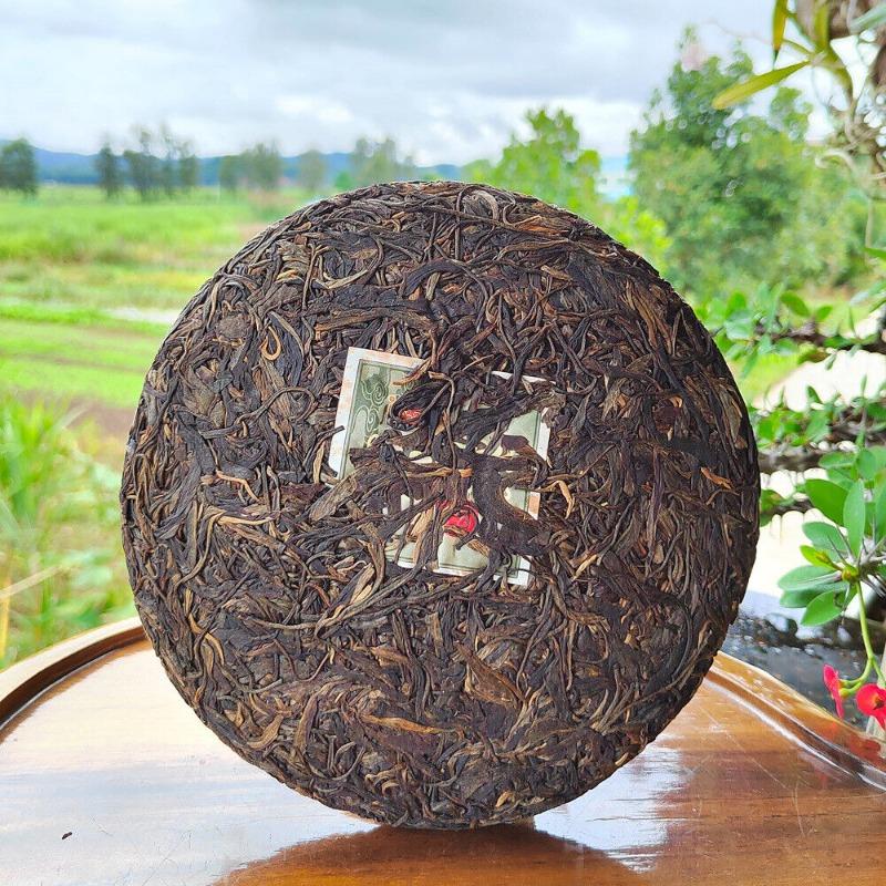 357г Юньнаньский старый сырой чай Пуэр, выдержанный в Гаолигуншане, высокогорный эко
