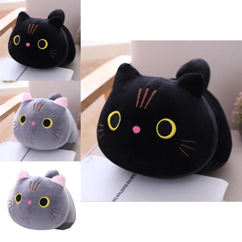 Cute And Soft Cartoon Plush Toy Cat Pillow Perfect For Kids And Home Decor