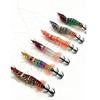 Воблер 6.6г 80мм Кальмар Джиг Светящийся Горизонтальный Искусственный Кальмар Деревянная Креветка Перепончатая Лапка Медленно Тонущая Приманка Морская Рыбалка
