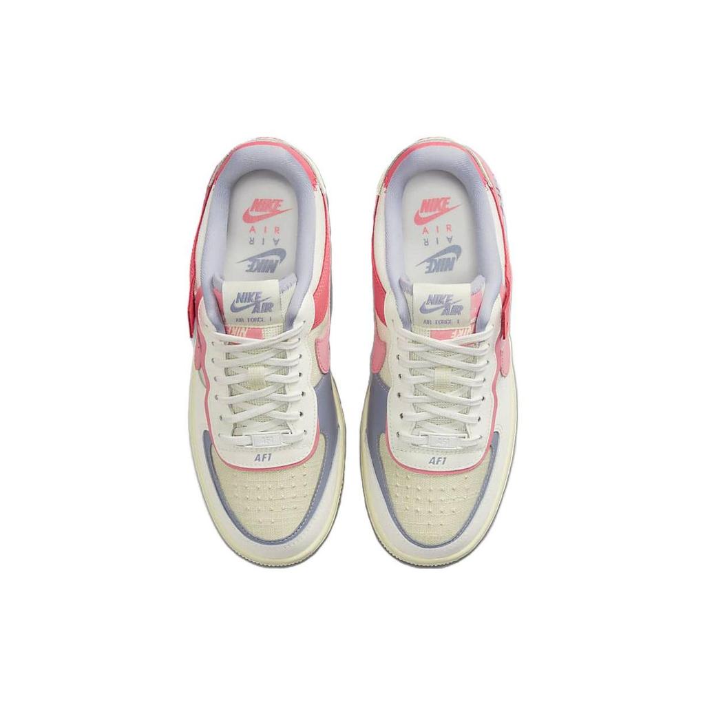 Nike Кроссовки Air Force 1 Shadow Sail Sea Coral Женские Кремовый Индиго-Дымчатый Коралловый Меловой DV7449-101