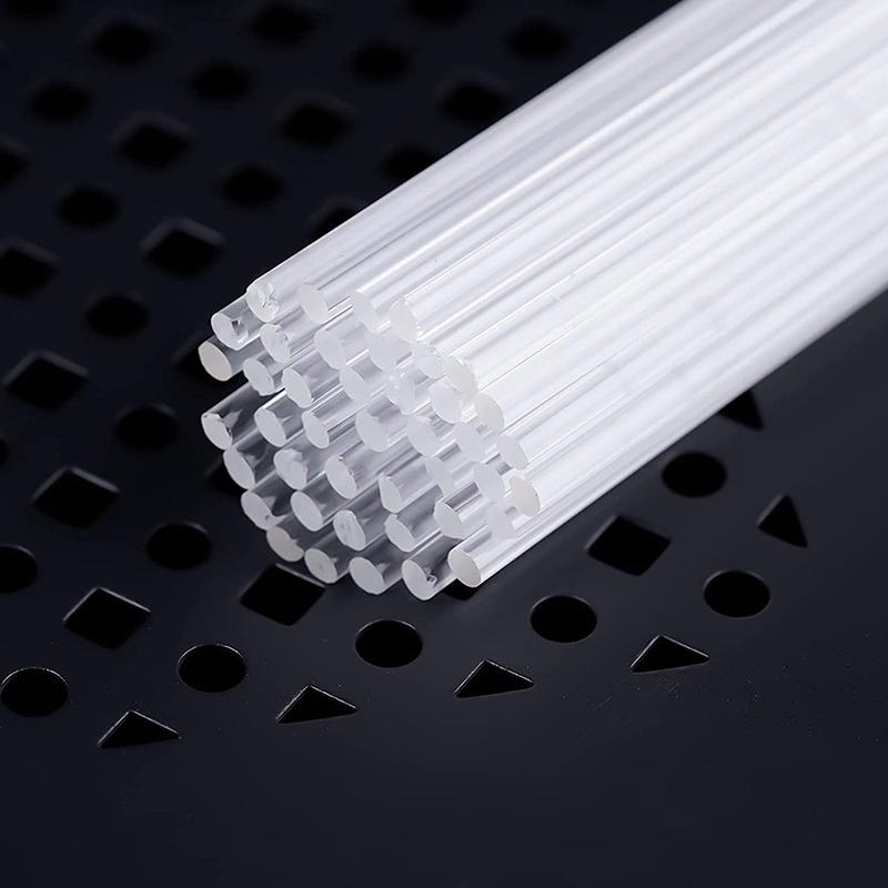 100 шт. многоразовых палочек для кейк-попсов, прозрачные акриловые палочки для леденцов для изготовления леденцов