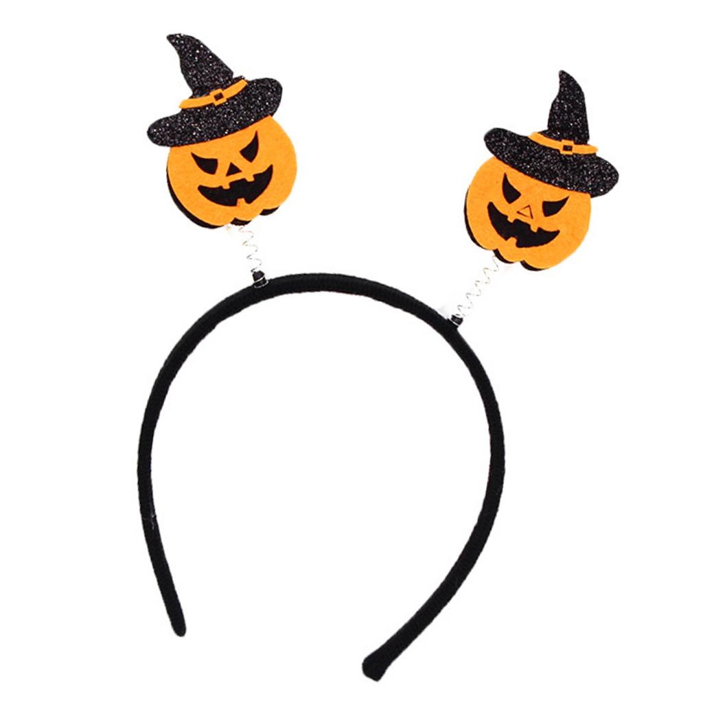 Хэллоуин Призрак Тыква Повязка для волос Мягкая полиэстеровая повязка на голову Фотореквизит Для детей Взрослых Аксессуар для костюмной вечеринки