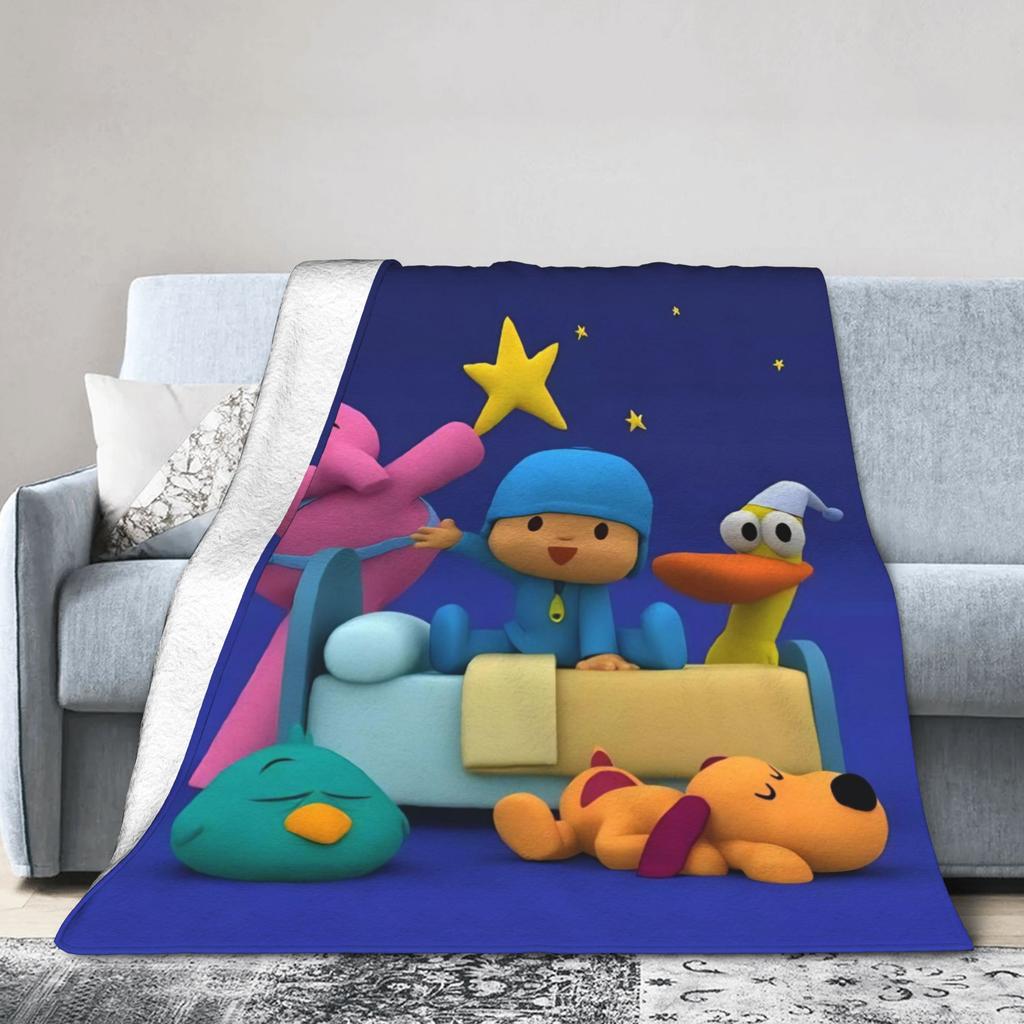 P-POCOYO Элли Плюшевое одеяло Детское Фланелевое плед для дивана кресла кровати Теплое мягкое На заказ DIY Качество Покрывало
