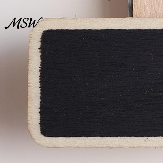 Decorative Signage for Craft Shows 10PCS Mini Blackboard Clips/Signs with Wooden Stands, Reusable Small Chalkboard Clips Stall Decorations Signs, Log