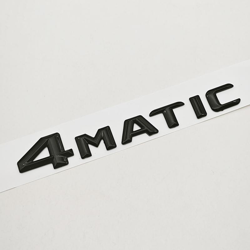 3D ABS Car Letter Logo E400 E450 4MATIC Rear Trunk Sticker Emblem For Mercedes Benz E Class E400 E450 W213 Auto Tail Accessories