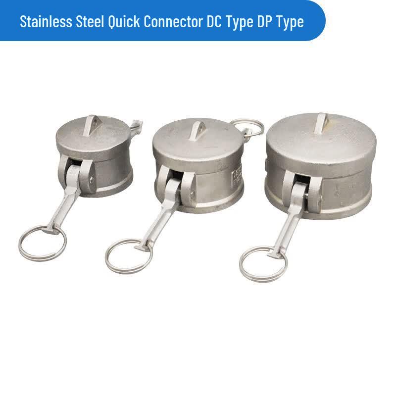 304 Stainless Steel Quick Connector DP Type Male End Cap
