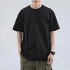 Свободная футболка оверсайз с коротким рукавом и круглым вырезом - Базовый стиль, Повседневная