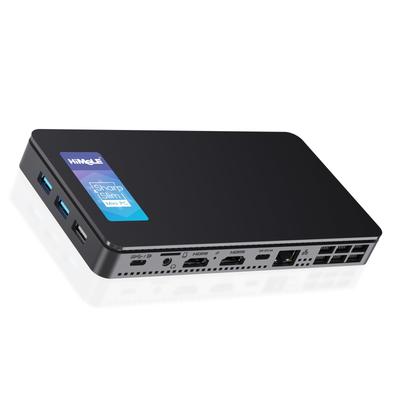 Мини-ПК HiMeLE с разгоном 4 ядра N150 до 16 ГБ 512 ГБ Windows 11 Компактный настольный ПК с тройным двойным 4K и для и дома (до 3,6 ГГц), БАРАН,