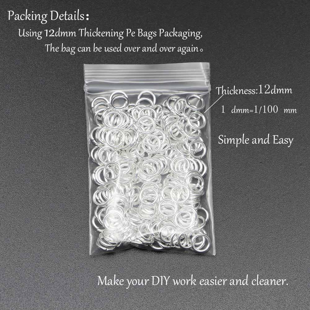 50-200 шт./лот 4, 5, 6, 8, 10 мм, кольца-скобы, разъемы для колец для поиска ювелирных изделий своими руками, аксессуары, оптовая продажа