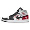 Air Jordan 1 Винтажные Баскетбольные Кроссовки Мужские Средние Красный/Белый 852542-100(Команда56-)