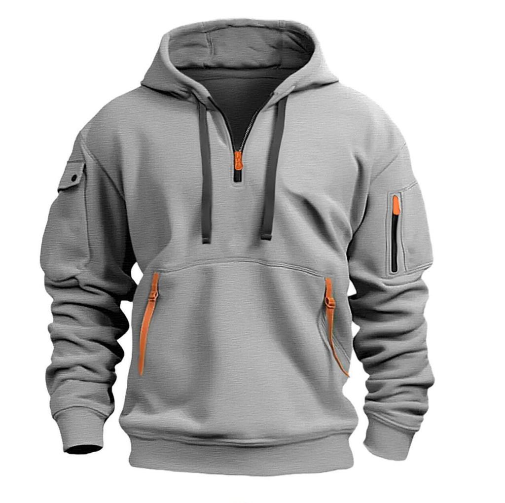 Men's European-American Spring/Autumn Fashion Sports Hoodie Jacket
