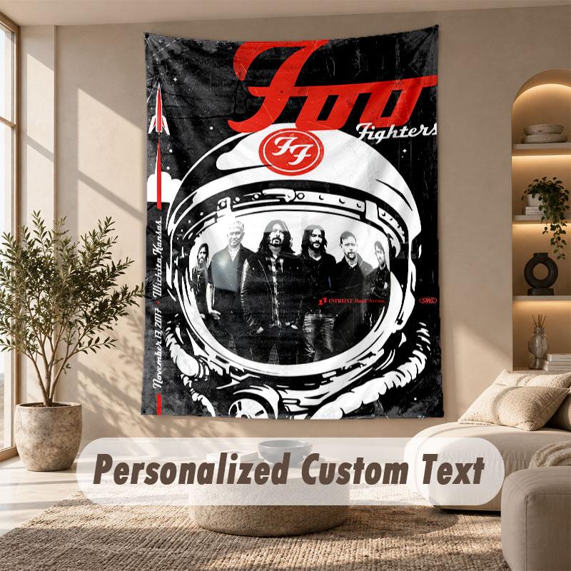 Wall Hanging Tapestry Art Cloth Bedroom Room Background DecorFoo Fighters