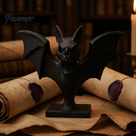Настольное украшение для вечеринки 3D-печатная фигурка летучей мыши, готическая черная скульптура, жуткая темная эстетика, домашний декор, для Хэллоуина, полки, стола