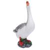 Goose Garden Statue Realistic Cute Resin Goose Sculpture for Flowerbed Fountain Balcony Courtyard