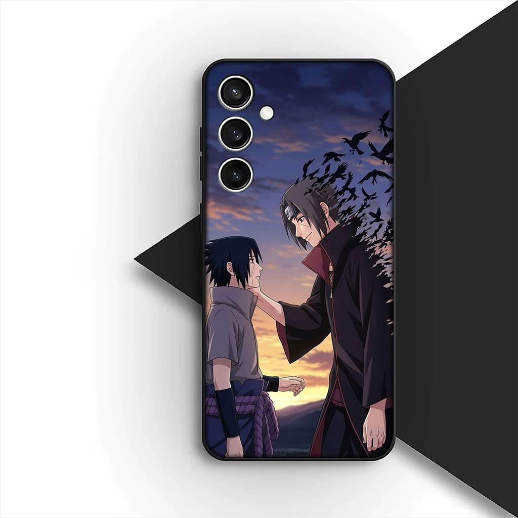 Anime Uchiha Itachi Narutos Cover for Samsung Galaxy S10 Lite S8 S9 Plus A33 A34 A31 70 A71 A72 Note 20 9 8 Coque Phone Case