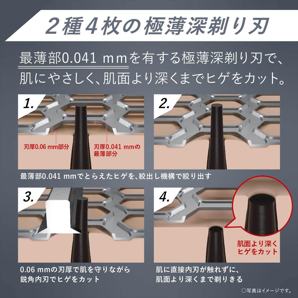Panasonic Бритва Lamb Dash PRO с 5 лезвиями, синяя, мужская, ES-LV5V-A