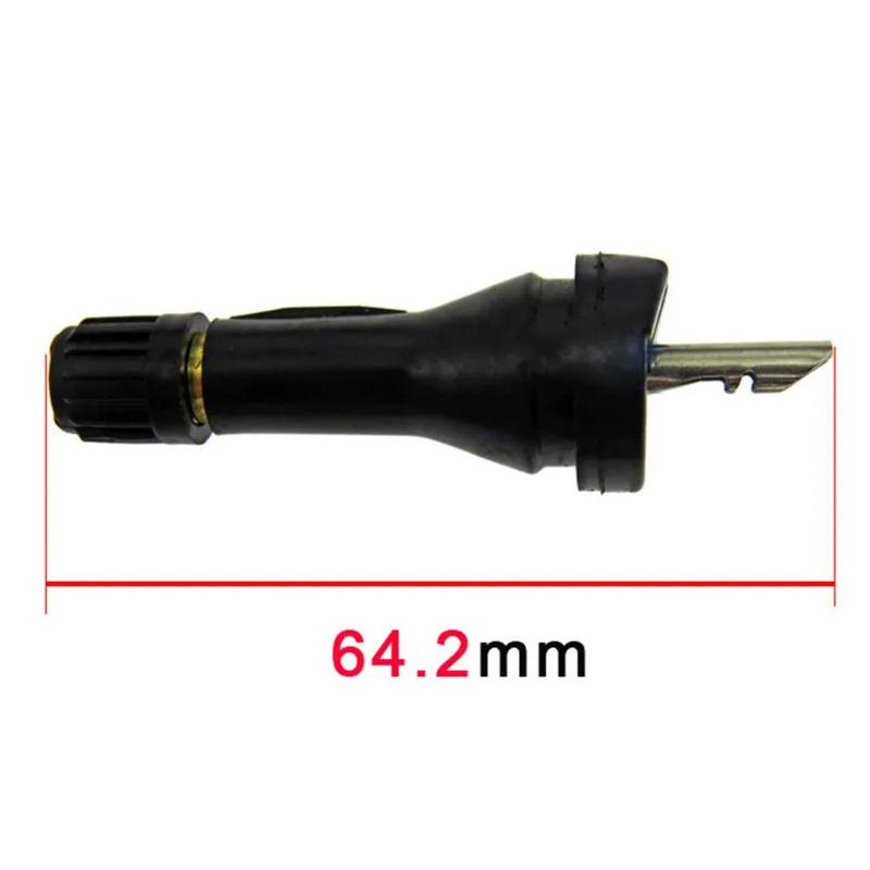 1 шт. Клапан датчика давления в шинах Резиновый ниппель для углового клапана Buick Контроль давления в шинах TPMS Клапан для накачивания