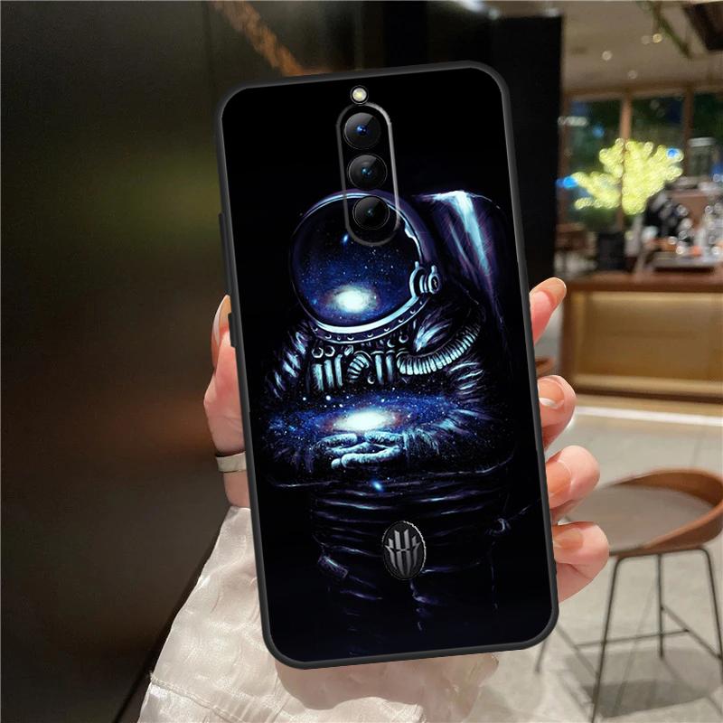 Космический чехол со звездами для астронавта для ZTE Nubia Red Magic 11 10 9 8 8S 9S 10S Pro Plus 6 7 6S 7S Для RedMagic 10 Air Чехол