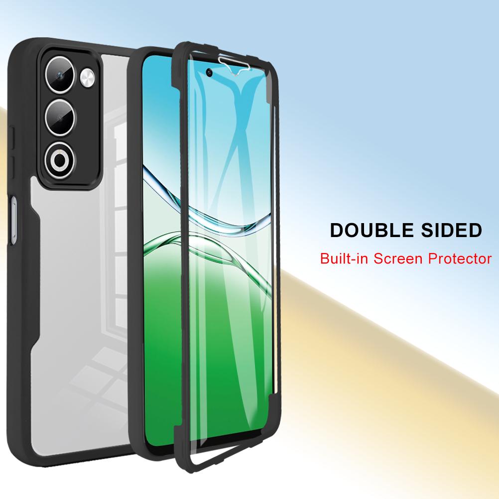 Противоударный чехол с полной защитой корпуса для OPPO A5 5G 2025 Защитная крышка Защитная пленка для экрана Fundas Coque Capa
