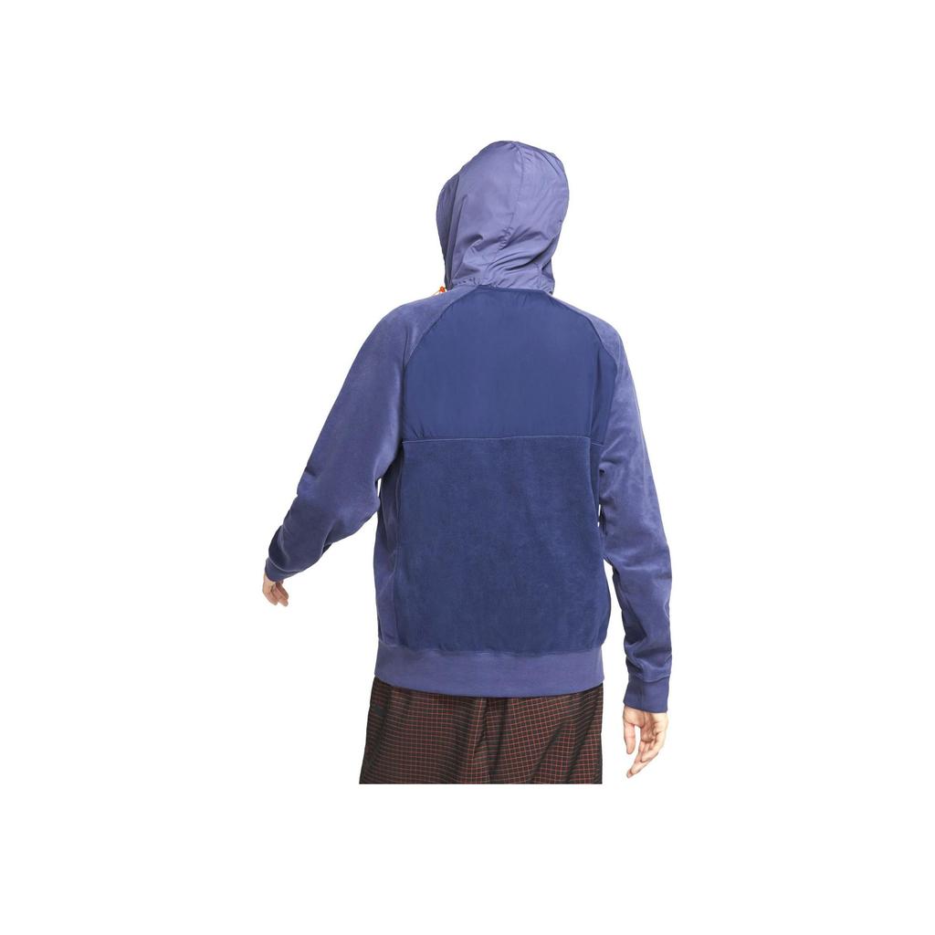 Nike Logo Printed Hooded Straight Jacket Men Jacket Navy-Blue BV3592-410