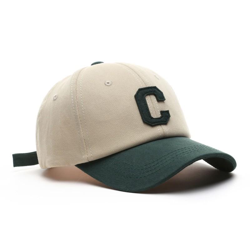 Бейсболка унисекс из хлопка для мужчин, повседневная кепка Snapback для женщин, летние солнцезащитные козырьки с буквой C в стиле пэчворк
