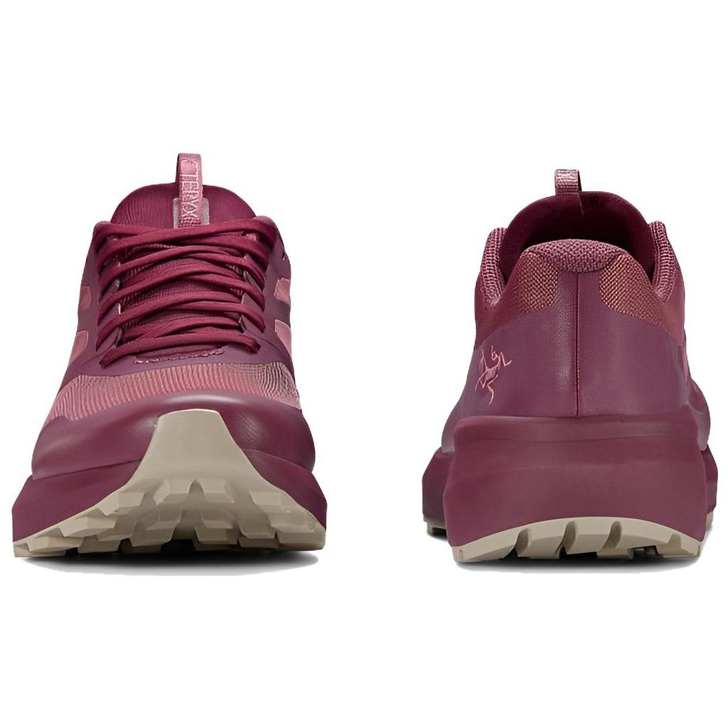 Arcteryx Norvan LD 3 Lightweight Breathable Shock Absorbing Slip Resistant Low Top Running Shoes Women running shoes Dark-Red L07724700