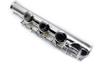 TUOREN 17-Key B Foot Flute, Jointed Flute Repair Parts and Accessories, 20mm Connector Diameter, Silver Plated