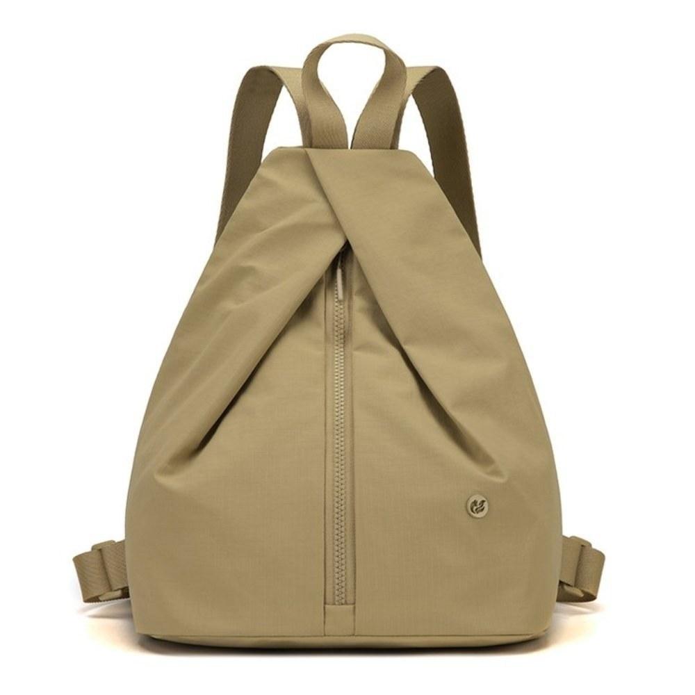 Women Triangle Large Capacity Nylon Backpack with Adjustable Straps for Daily Commute Travel