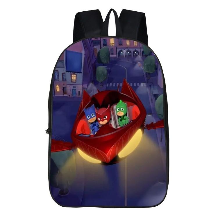 Прочный рюкзак PJ Masks для детей с ярким 3D-дизайном персонажей и регулируемыми мягкими лямками