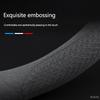 HGQ5   Suede Steering Wheel Cover Anti-Slip Breathable Car Steering Wheel Protector For Mercedes Benz W204 W205 W203 W210 W211 sticker