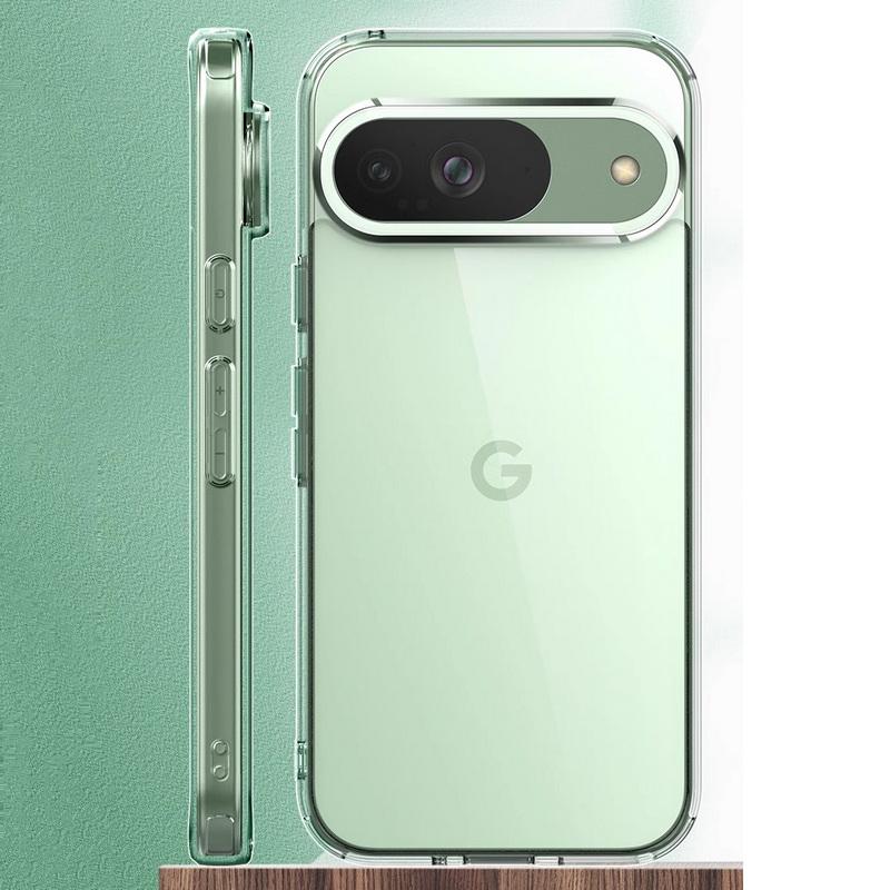 Простой мягкий силиконовый чехол для Google Pixel 9 Pro XL 8A 7A 6 Pro тонкий прозрачный TPU противоударный прозрачный чехол для телефона