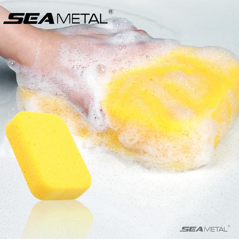 SEAMETAL Автоаксессуары Восковая губка Супермягкая Полировка Сотовая Автомобильная Желтая Губка Блок