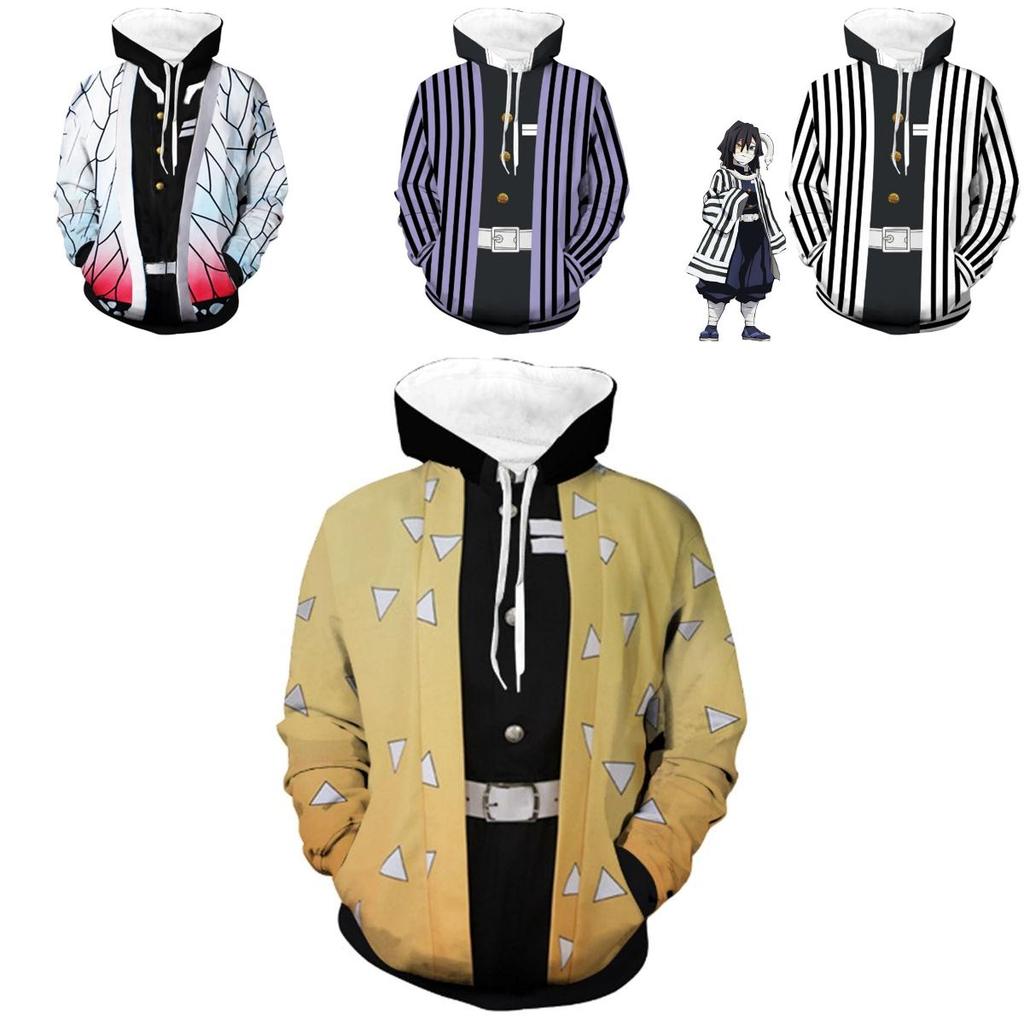 Худи 3D Slayer Kimetsu No Yaiba из удобного мягкого материала**